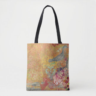 Bolso De Tela patrón floral vintage