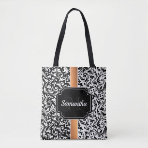Bolso De Tela Patrón floral vintage