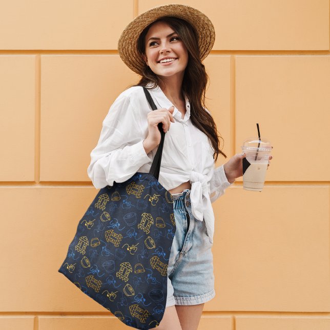 Bolso De Tela Patrón folclórico tribal festivo (Subido por el creador)