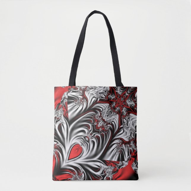 Bolso De Tela patrón fractal (Anverso)