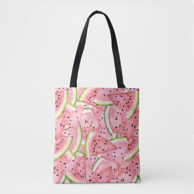Bolso De Tela Patrón fresco de verano de la sandía (Anverso)
