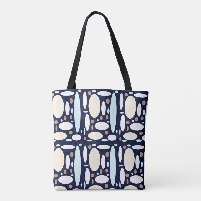Bolso De Tela Patrón geométrico (Reverso)