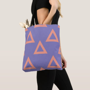 Bolso De Tela Patrón geométrico 16
