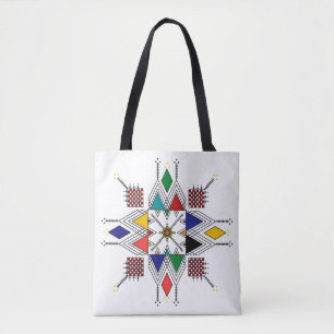 Bolso De Tela Patrón geométrico amazig marroquí Tradicional B