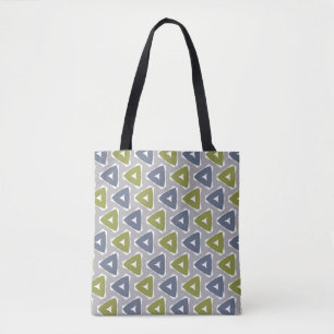 Bolso De Tela Patrón geométrico boho silenciado