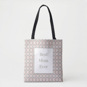 Bolso De Tela Patrón geométrico de bonito