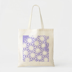 Bolso De Tela Patrón geométrico de lavanda