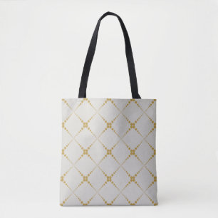 Bolso De Tela Patrón geométrico de puntos retro