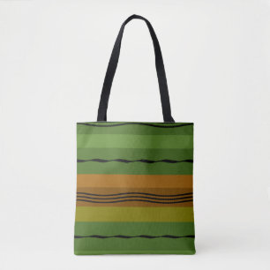 Bolso De Tela patrón geométrico modernista abstracto