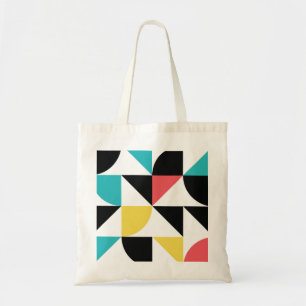 Bolso De Tela Patrón geométrico moderno, urbano, colorido y di