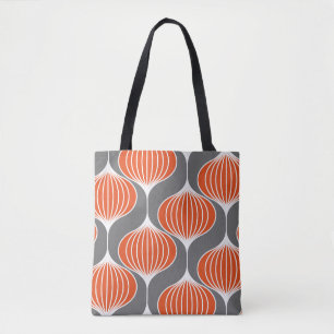 Bolso De Tela Patrón geométrico sin soldadura con líneas ondulad