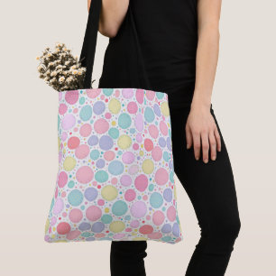 Bolso De Tela Patrón Imperfecto de Puntos de Pastel
