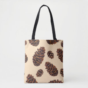 Bolso De Tela Patrón ininterrumpido de fibra de color acuático,