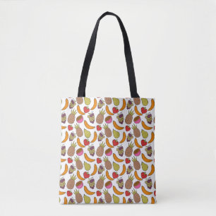 Bolso De Tela Patrón ininterrumpido de frutas Patrón de superf