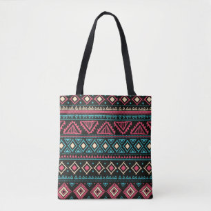 Bolso De Tela Patrón ininterrumpido de origen étnico tribal