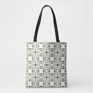 Bolso De Tela Patrón inmaterial ornamental vintage. abstracto, z