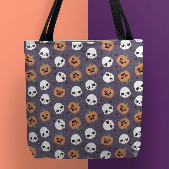 Bolso De Tela Patrón Kawaii de Halloween (Subido por el creador)