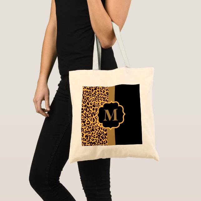 Bolso De Tela Patrón Leopard (Anverso (producto))