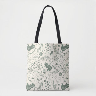 Bolso De Tela Patrón mágico de herbología HOGWARTS™