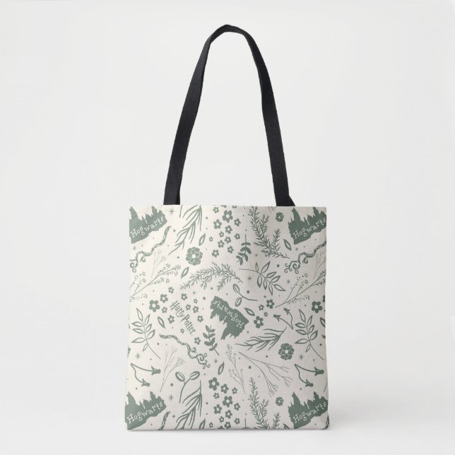Bolso De Tela Patrón mágico de herbología HOGWARTS™ (Anverso)