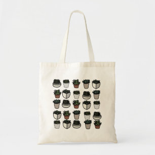 Bolso De Tela Patrón mini succulento lindo