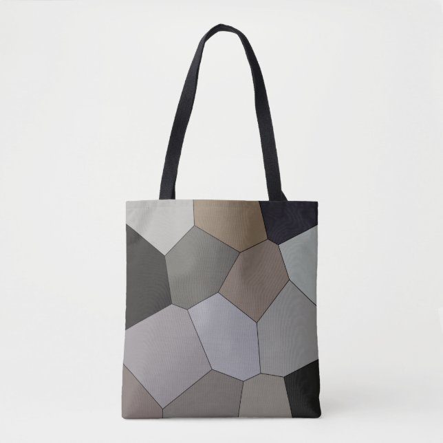 Bolso De Tela Patrón moderno de diseño de la Tierra (Anverso)