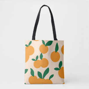 Bolso De Tela Patrón moderno y elegante de Naranjas de cítricos