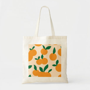 Bolso De Tela Patrón moderno y elegante de Naranjas de cítricos
