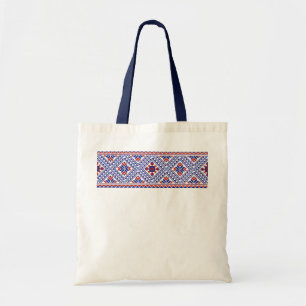 Bolso De Tela Patrón nacional floral de Ucrania