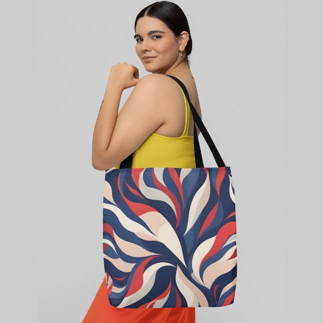 Bolso De Tela Patrón ondulado abstracto (Subido por el creador)