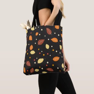 Bolso De Tela Patrón otoño de hojas de otoño