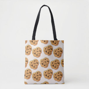 Bolso De Tela Patrón Personalizado de cookies dibujadas a mano
