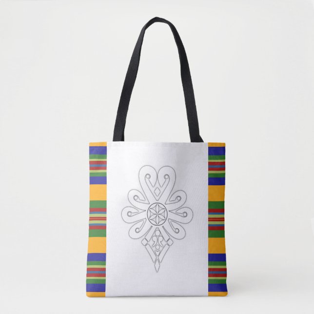 Bolso De Tela Patrón popular de los montañeses polacos - Parzeni (Anverso)