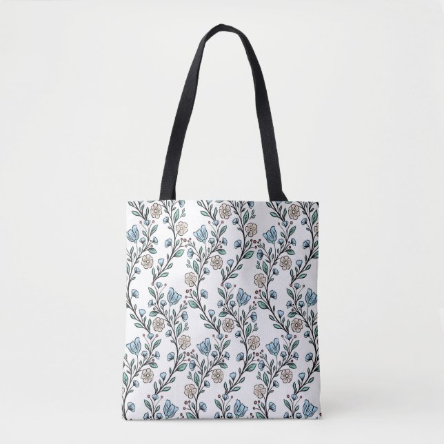 Bolso De Tela Patrón rococó (Anverso)