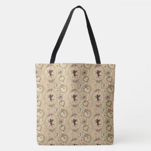 Bolso De Tela Patrón romántico de Cupido de Vintage (1)