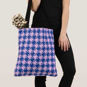 Bolso De Tela Patrón rosa y azul de Houndstap