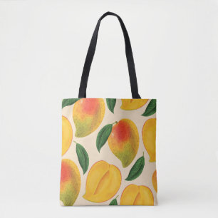 Bolso De Tela Patrón sin foco de fruta de mango