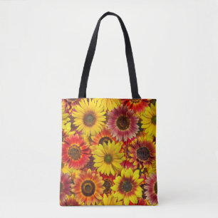 Bolso De Tela Patrón sin foco de los girasoles