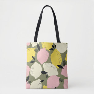 Bolso De Tela Patrón sin soldadura de cítricos