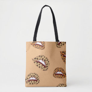 Bolso De Tela Patrón sin soldadura de los labios de impresión de
