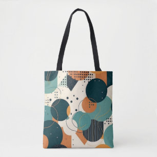 Bolso De Tela Patrón sin soldadura mínimo abstracto - Geométrico