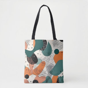 Bolso De Tela Patrón sin soldadura mínimo abstracto - Geométrico