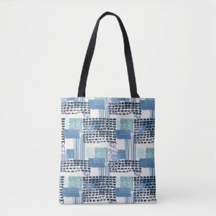 Bolso De Tela Patrón sin soldadura Retro Memphis Doodle