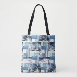 Bolso De Tela Patrón sin soldadura Retro Memphis Doodle