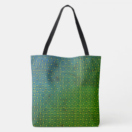 Bolso De Tela Patrón Sprite Greenleaf Neon Wibes