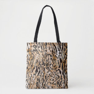 Bolso De Tela Patrón textil del medidor de leopardo colorido