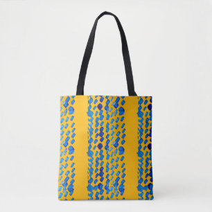 Bolso De Tela Patrón transparente de acuarela con puntos abstrac