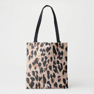 Bolso De Tela Patrón transparente de impresión leopardo