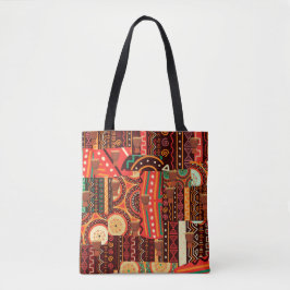 Bolso De Tela Patrón tribal afrocéntrico de Kente