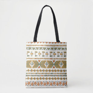 Bolso De Tela Patrón tribal étnico sin soldadura 3